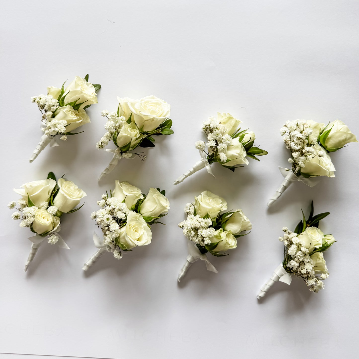 Formal flower bundle- wrist corsage & buttonhole